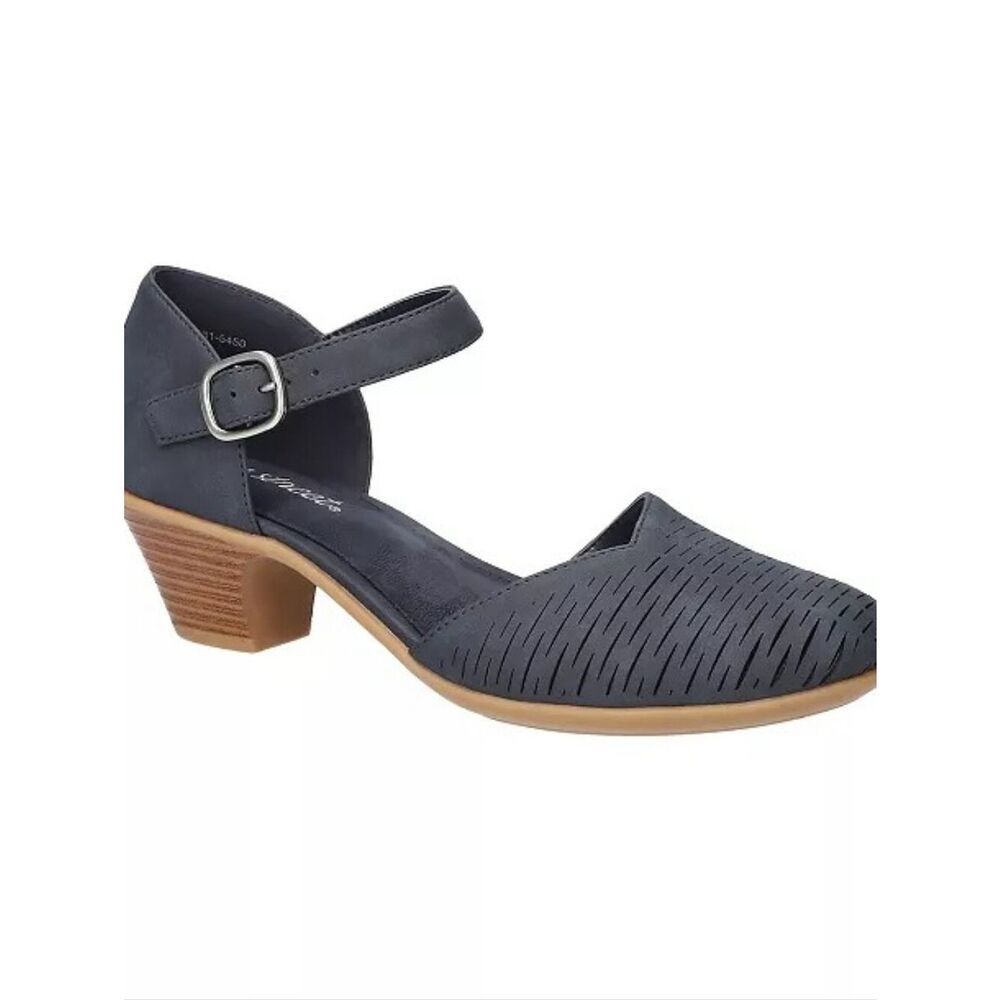 (D-4766) Easy Street NAVY Justina (Women's) Sz 8.5